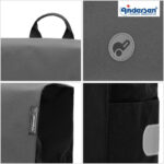 Detaljvy av trappgående 3-hjulssystem på Andersen Scala