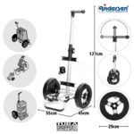 Andersen Tura Ortlieb shoppingvagn med hopfällt handtag