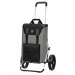 166-028-22 Andersen Shoppingvagn Royal Senta Grå 25 cm Hjul 3-eker