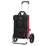 166-214-70 Andersen Shoppingvagn Royal Jella Röd 25 cm hjul 3-eker