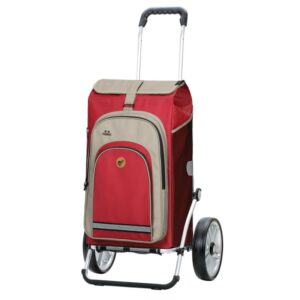 167-036-72 Andersen Shoppingvagn Royal Hydro 2.1 Röd-25 cm hjul kullager