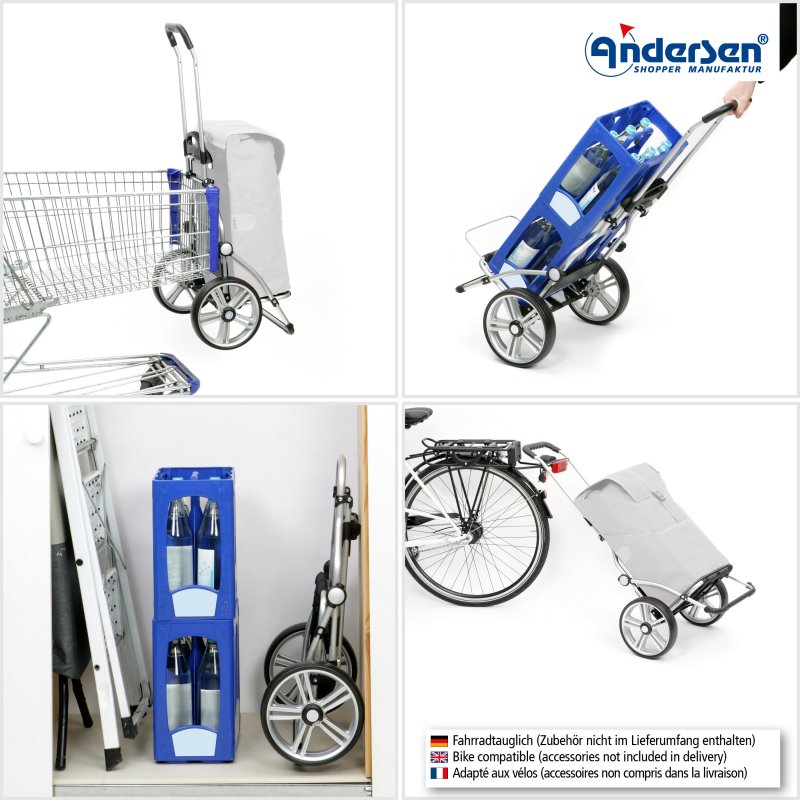 Royal Eske shoppingvagn hopfälld säck
