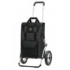 Andersen shoppingvagn Royal Senta 2.0 i svart med 49 liter vattenavvisande väska på Royal chassi med 25 cm metallekrade hjul