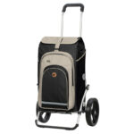 166-036-82 Andersen Shoppingvagn Royal Hydro 2.0–25 cm Hjul 3-eker Svart