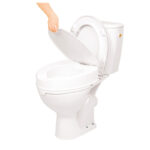 Toalettsitsförhöjare ovanifrån utan lock