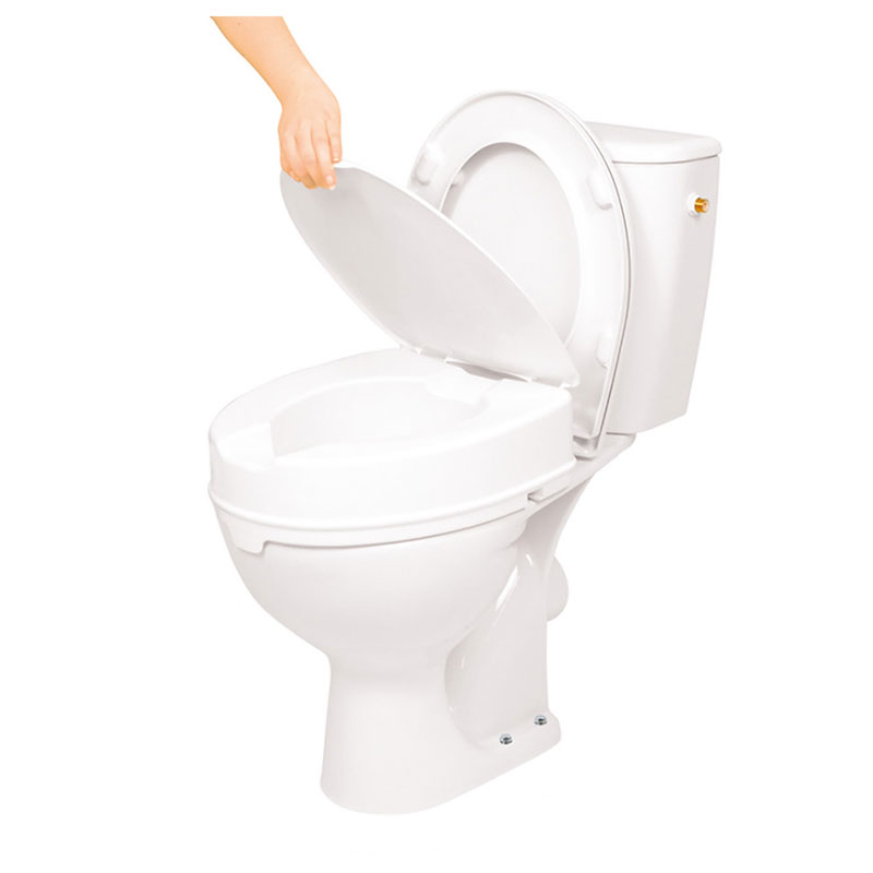 Toalettsitsförhöjare ovanifrån utan lock