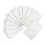 Resmed hypoallergeniska filter 12-pack – stapel av vita rektangulära CPAP-filter till S9 och AirSense 10, bild 1