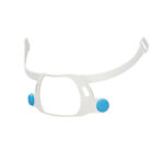 Resmed maskram AirFit F40 helmask CPAP, vit ram med blå magnetclips
