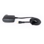 ResMed strömadapter AirMini med platt svart kabel och kontakt