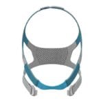 F&P huvudband Evora helmask i turkos och grått med nätmaterial