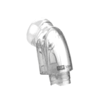 F&P knärör helmask Vitera grå vinkelkoppling CPAP sömnapnébehandling reservdel fri rörlighet