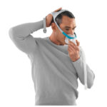 Evora CPAP-mask på användare