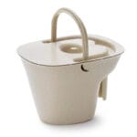 Trust Care Potta till Lets Help Me – cremevitt bäcken med lock och böjt handtag
