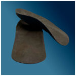 Mediroyal Sarek ¾-inlägg anatomiskt – beige tunt skoinlägg med gummipelott