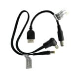 Medistrom Kit for Pilot Flex AirSense 11 – svart kabelkit med USB-kontakt, DC-kontakter och etiketter