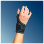 Svart neopren tumortos från insidan med Neptune-material