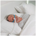 Diskret mask i användning – kompakt design med fritt synfält