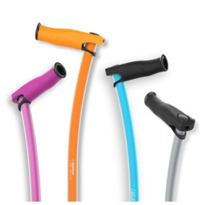 INDESmed käpp ergonomisk aluminium med patenterat vadderat silikongrepp