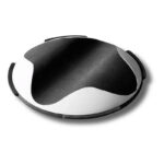 Medisox Graze Fotfilsplatta ergonomisk – svartvit rundad fotfil med ergonomisk form