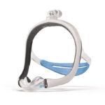 Resmed Näsmask AirTouch N30i ComfiSoft textilklädd mjukdel luftslang upptill CPAP