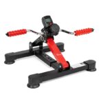 Timago DualTIM pedaltränare med röda handgrepp monterade för armträning