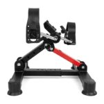 Timago DualTIM pedaltränare sedd framifrån med fotöglor