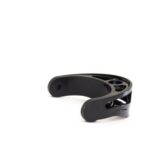 Svart armbygel från sidan med stängningsmekanism