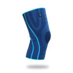 Elastisk knäortos med kompression från Camp Scandinavia Aqtivo för stöd åt knäet vid rehabilitering