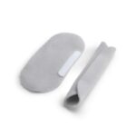 Mjuka omslag DreamWear Philips reservdel CPAP-mask – grått fleece med kardborre, 2-pack
