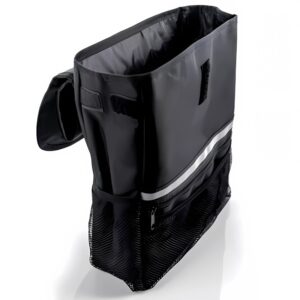 RBP sidoväska öppen visad snett uppifrån med synligt innerfack