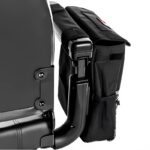 RBP sidoväska monterad på armstöd mobilitetsskoter