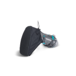 Svart regnskydd ovanifrån