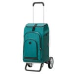 Andersen Shoppingvagn Alu Star Hydro i petrol med vattenavvisande termosäck och 20 cm silverhjul