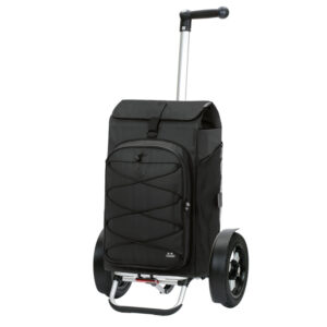 Andersen Shoppingvagn Tura Fado svart – komplett vagn med 29 cm lufthjul