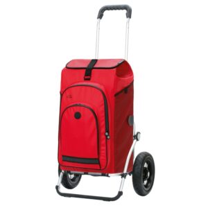 Andersen Shoppingvagn Royal Hydro 3.0 i röd med 25 cm kullager-lufthjul och vattenavvisande säck