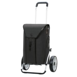 Andersen Shoppingvagn Royal Oli.P 3.0 i svart med 25 cm kullager-hjul och kylfack
