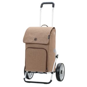 Andersen Shoppingvagn Royal IPEK Maxi i sand med 25 cm kullager-hjul och kylväska