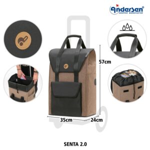 Sand Senta 2.0 väska sett snett framifrån