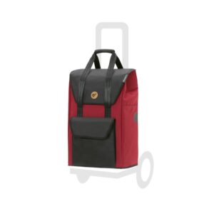 Andersen Väska Senta 2.0 Röd shoppingvagn-väska 49 liter med reflexer