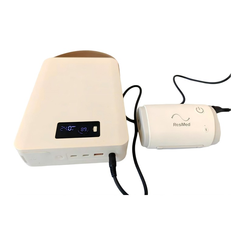 Exempel: iRun Power M-300 anslutet till en ResMed AirMini